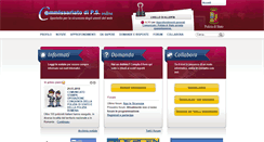 Desktop Screenshot of commissariatodips.it